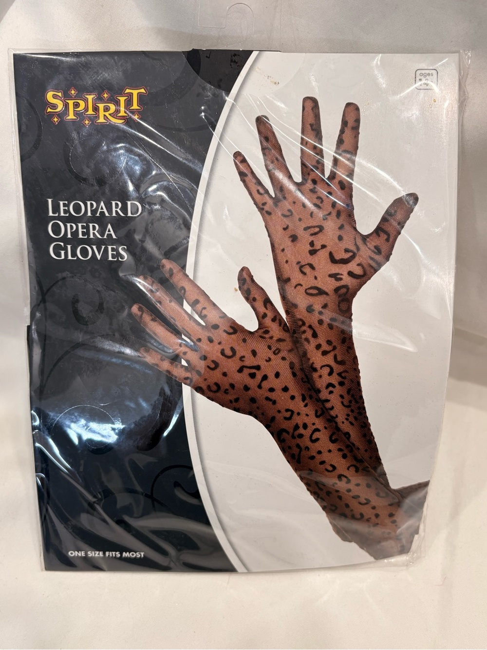Spirit Leopard Opera Gloves - Brown Leopard Print